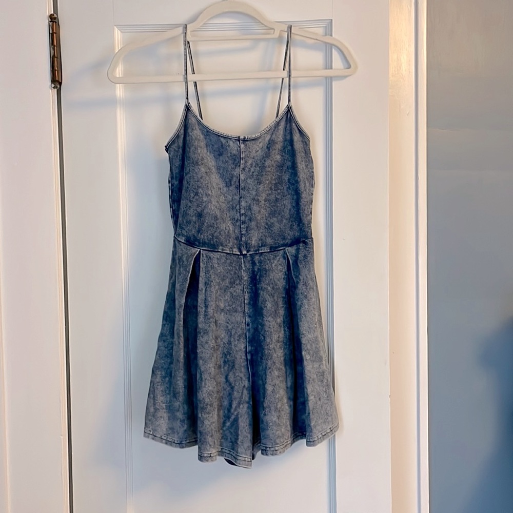 Denim Romper